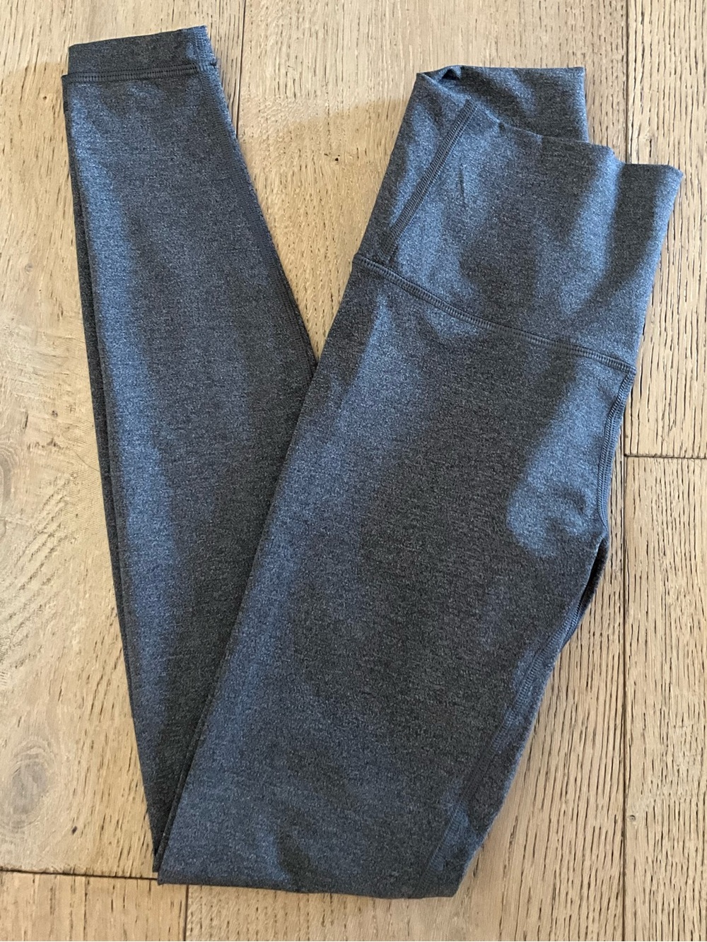 Lululemon Wunder Under High-Rise Full-On Luon Leggings Heathered Black Gray 4